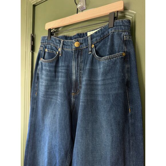 NWT Rag & Bone The Logan Mid-Rise Rigid Wide Leg Jean Annalise Women's Size 29 - Picture 4 of 9